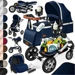 KESSER&reg; Loops Kinderwagen 4 in 1 Kombikinderwagen Komplett-Set auch als Buggy f&uuml;r