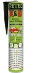 PETEC Karosserie Klebe-& Dichtmasse Black, 310 ml