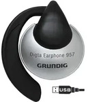 Grundig PCC9573 Digta Kopfh&ouml;rer USB - Schwarz