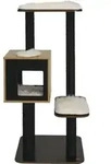 Kratzbaum Catit Vesper V-High Base 56 x 56 x 121,5 cm schwarz - Schwarz