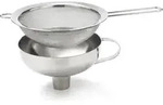 Kisag Stainless Steel Funnel, Filter-Trichter, Edelstahl, Edelstahl