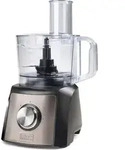 Black & Decker BXFPA1200E K&uuml;chenmaschine kompakt 1200W edelstahl - Schwarz/Silber