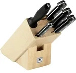 ZWILLING Gourmet, Messer-Block/Besteck-Set, Edelstahl, Kunststoff, Holz, Edelstahl,
