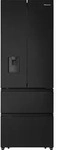 Hisense Freistehend French Door K&uuml;hlschrank, Schwarz, 485 l, Freistehend, French