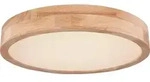 Globo Lighting Deckenleuchte Metall holzoptik, LED - Braun