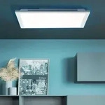 BRILLIANT ALLIE LED Deckenleuchte Aufbaupaneel Metall Kunststoff Wei&szlig; G96946/05 mit