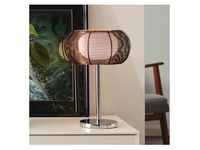 BRILLIANT Lampe Relax Tischleuchte bronze/chrom | 1x QT14, G9, 25W, geeignet für