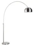 Housecraft Living Metal Bow Stehlampe Metall Silber - Silber