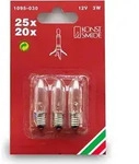 Konstsmide Apex Bulb to 2002, 20-25 Light, Transparent, E10, 3 W, 12 V, 16 g -