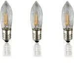 Ersatzkerzen LED-Filament 12V 0,5W, 3Stk E10, f&uuml;r 20 Brennstellen innen 912401...