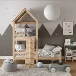 Kindermatratze Vitalispa Teddy Grau 100 x 100 cm, Model 36148 - Grau