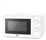 Beko MGC20100W, Arbeitsplatte, Grill-Mikrowelle, 20 l, 700 W, Drehregler, Wei&szlig; -