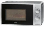 Bomann MW 6014 CB, Arbeitsplatte, Solo-Mikrowelle, 20 l, 700 W, Drehregler, Silber -