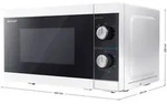 Sharp Yc-Ms01E-W - Schwarz/Wei&szlig;
