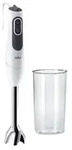 Braun MultiQuick 3 MQ 3100 WH, P&uuml;rierstab, 0,6 l, 750 W, Grau, Wei&szlig; - Grau/Wei&szlig;