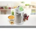 Domo DO705BL, 2 l, Gr&uuml;n, Edelstahl, Wei&szlig;, LED, Tasten - Gr&uuml;n/Silber/Wei&szlig;