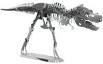 Tyrannosaurus Rex 3D Modellbausatz aus Metall - Silber