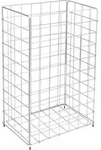 CWS Papierkorb klein, Stahldraht, 20 l, 360x300x210, wei&szlig;, 1 Stk. - Wei&szlig;