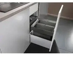 BLANCO FLEXON II 45/2 M&uuml;lltrennsystem Frontauszug / Kunststoff / Anthrazit / 2 x 16