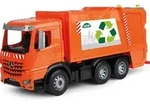 WORXX LENA Mercedes Arocs M&uuml;llwagen - 6 mm Stahlachsen, Kippfunktion, gro&szlig;e &