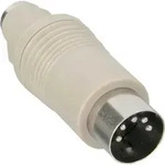 InLine Tastatur-Adapter, 5pol DIN-Stecker auf PS/2 Buchse, 5pin DIN male, PS/2, Wei&szlig;
