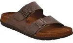 Rohde Herren Pantolette Leder Clog Schnalle Memoryfussbett bequem Rodigo-H 5918,