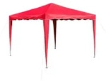 Gartenpavillon faltbar 3x3 m, rot