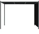 vidaXL Gartenpergola mit Versenkbarem Dach 3x3 m Anthrazit - Grau