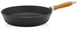 Karl Kr&uuml;ger 60024 Gusseisenpfanne Rustica mit Holzgriff - emailliert - au&szlig;en u.