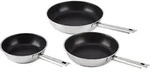 R&Ouml;SLE ELEGANCE Bratpfannen-Set 3-tlg. &Oslash; 20/24/28 cm mit Antihaftversiegelung