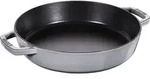 Staub Pans Bratpfanne mit 2 Griffen 26 cm, rund, Graphit-Grau, Gusseisen -...