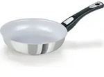 Genius Cerafit Steel Bratpfanne 20cm - ofenfeste Keramikpfanne mit kratzfester