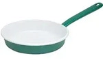 RIESS 0290-111 Emaille Omelettpfanne Classic, Nature Green - Dark / Bratpfanne -