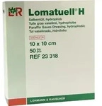 Lomatuell H 10 x 10 cm hydrophober Salbent&uuml;ll, 50 St. Verband