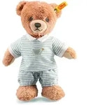 Steiff Schlaf-Gut B&auml;r grau-wei&szlig; 25 cm 239908 - Grau