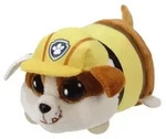 TY Rubble, Spielzeug-Hund, Braun, Wei&szlig;, Gelb, Hund, Paw Patrol, Junge/M&auml;dchen,