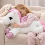 Sweety Toys 8032 Einhorn Pl&uuml;schtier Kuscheltier 65 cm weiss