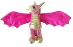 Wild Republic - Kuscheltier - Huggers - Goldener Drache - Rosa