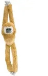 Wild Republic - Kuscheltier - Hanging Monkey - Wei&szlig;handgibbon - Braun
