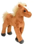 Pl&uuml;schpferd - 20 cm - Braun