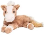 Uni-Toys - Pferd hellbraun, liegend - superweich - 28 cm (L&auml;nge) - Pl&uuml;sch-Pferd -