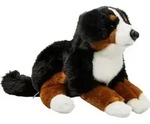 Uni-Toys - Berner Sennenhund liegend - 42 cm (L&auml;nge) - Pl&uuml;sch-Hund - Pl&uuml;schtier,