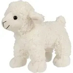 Uni-Toys - Lamm wei&szlig; - 19 cm (L&auml;nge) - Pl&uuml;sch-Schaf, Bauernhoftier - Pl&uuml;schtier,