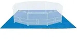 INTEX 28048 - Bodenplane f&uuml;r Pools &Oslash;244 - 457cm - Blau