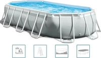 INTEX 26796, INTEX 26796GN - Prism Frame Oval Pool (503x274x122cm)