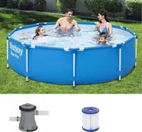Bestway Steel Pro 56679, Gerahmter Pool, Blau, 19,9 kg