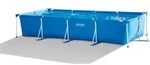 INTEX 28274GN Frame Pool Set rechteckig 450 x 220 x 84 cm inkl. Filter - Blau