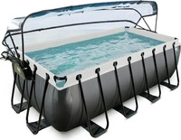 Exit Toys 30.67.42.20, Exit Toys EXIT Black Leather Rahmenpool 400x200x122cm,
