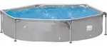 Happy People Stahlrahmenpool 240x51 cm - Grau/Blau