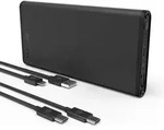 Powerbank mit Power Delivery + Quick Charge 3.0 12.000mAh - Schwarz